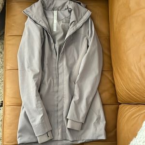 Lululemon full zip fitted long jacket